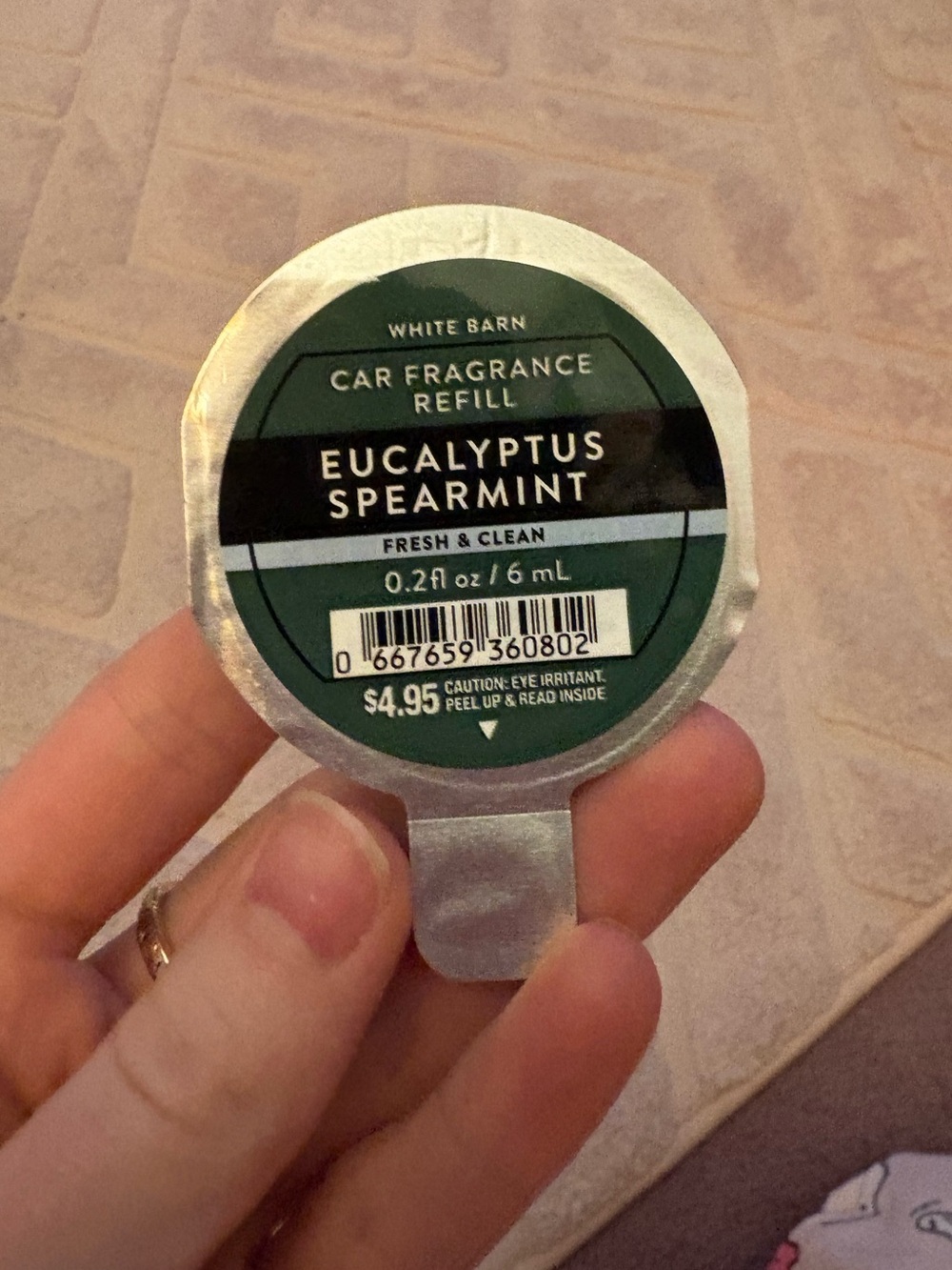 Bath and Body Works Eucalyptus Spearmint Car Fragrance Refill